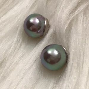 Majorca simulated pearl earrings
